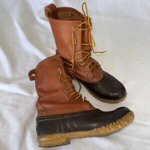 Cabelas Steel Shank Lace Up Duck Boots Men’s Size 9